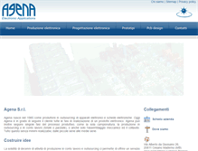 Tablet Screenshot of agenasrl.com